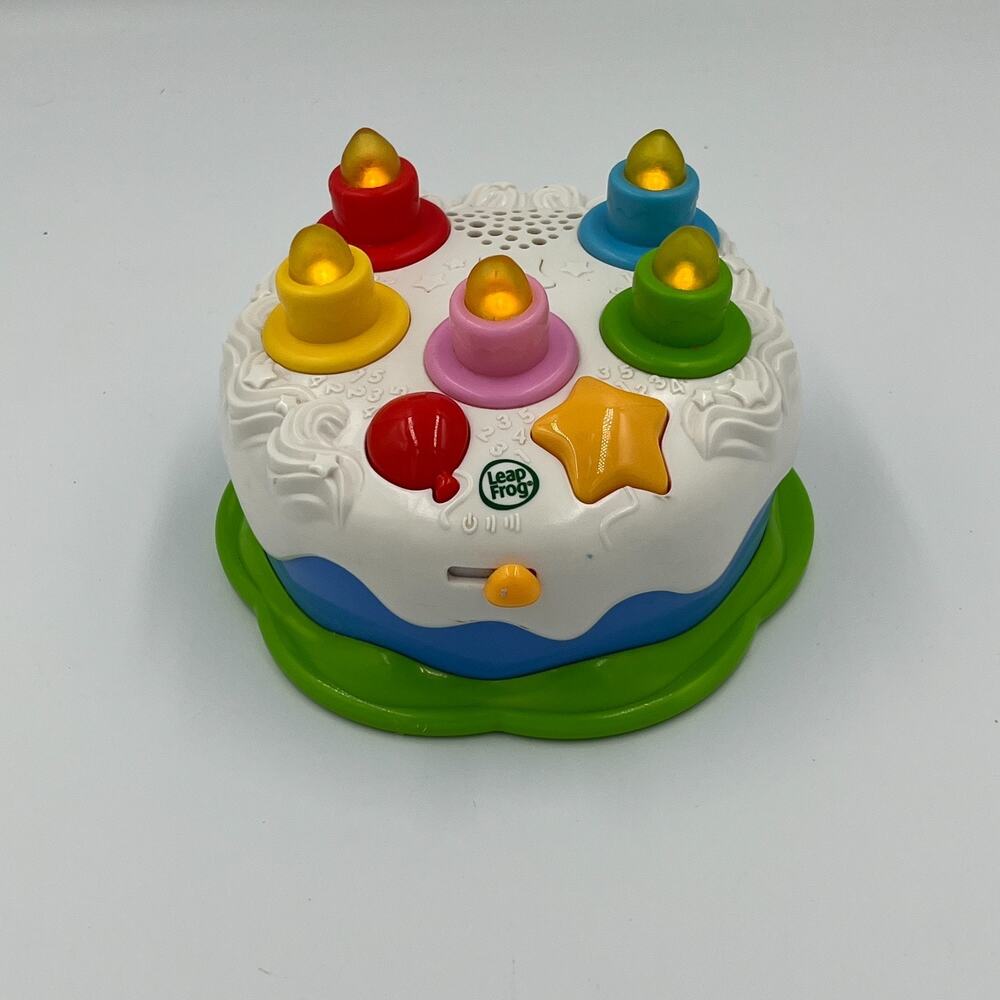 Leap Frog Counting Candles Electronic Birthday Cake Light Up Music Learning Toy